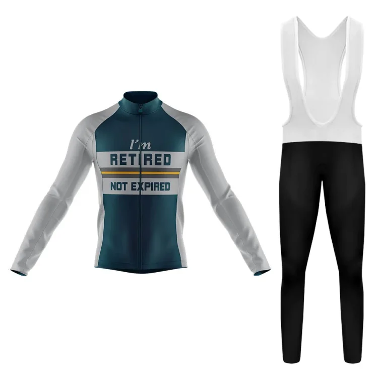 Retired Not Expired Men's Long Sleeve Cycling Kit