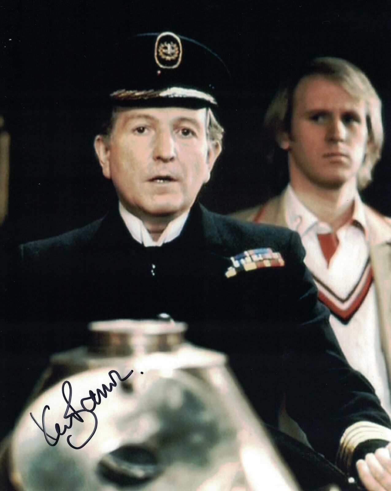 KEITH BARRON - Striker, Enligntenment - Doctor Who hand signed 10 x 8 Photo Poster painting