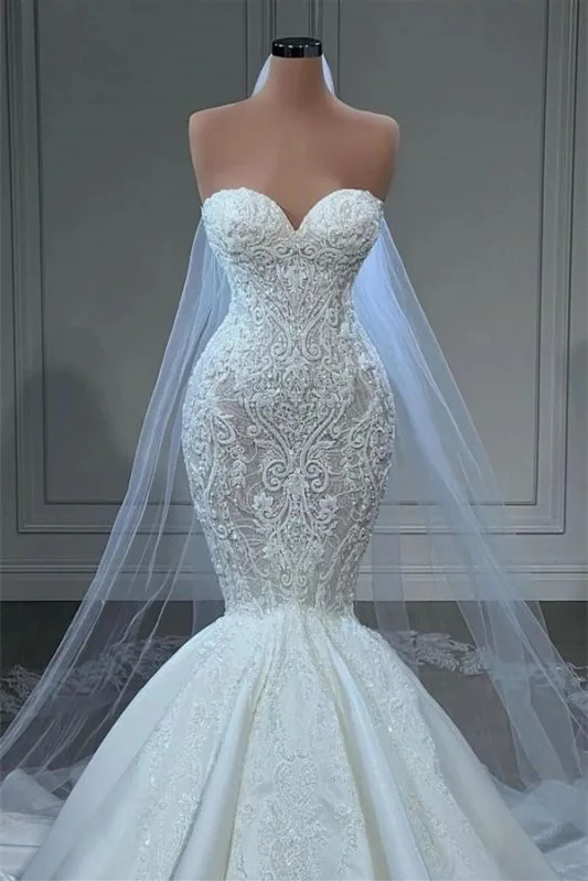 chinese dress ladies SAMPLE SALE/ Sexy Sheer Mermaid Wedding Dress (style # Kyra PB086) main image 1