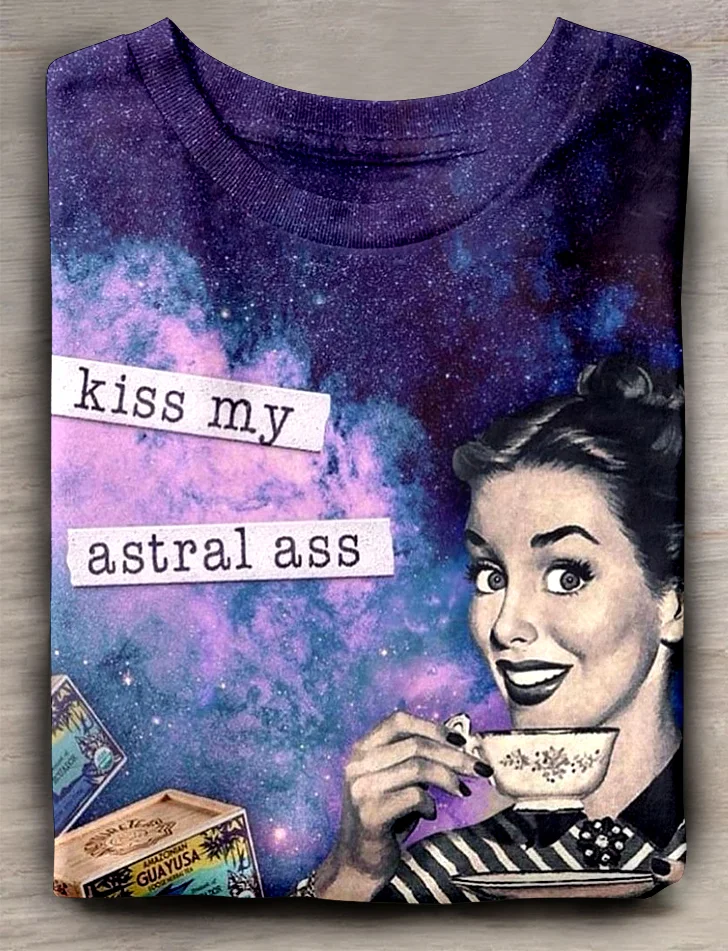 Eagerlys  Kiss My Astral Ass T-shirt Eagerlys