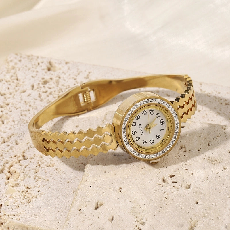 Elegant Solid Color Quartz Women’s Watches