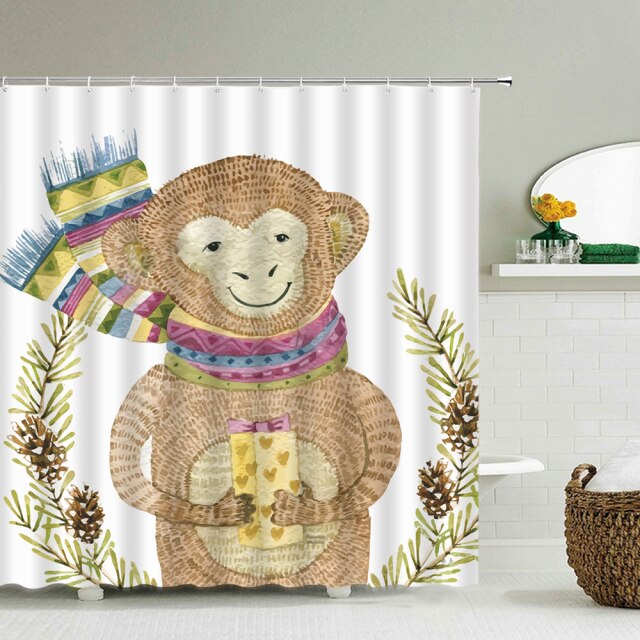 

Shower Curtain – Monkey-180*180cm, 501 Original