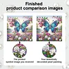 (Pre-Framed)Butterfly-Special Shape Diamond Painting Kit(25x25cm)