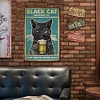 Cat Save Water Drink Beer - Vintage Metal Signs - 20*30cm/30*40cm