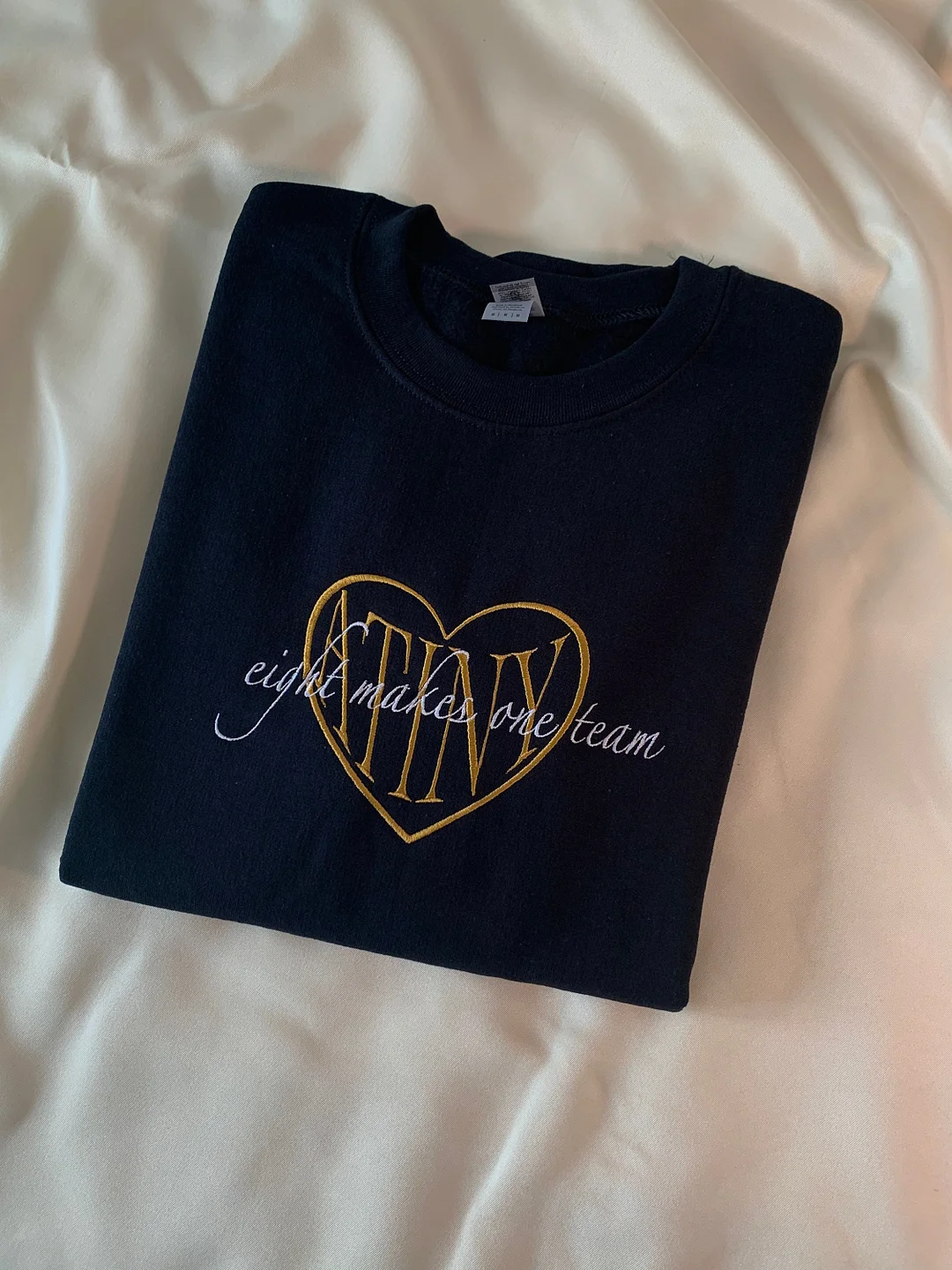 Embroidery Ateez Atiny eight makes one team Sweatshirt Hoodie T-shirt
