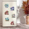 (US Local)6Pcs Diamond Painting Fridge Magnets Diamond Art Craft Kit
