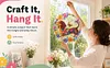 Diamond Art Window Catcher Kit Dachshund Floral Wreath 9.45x9.45in