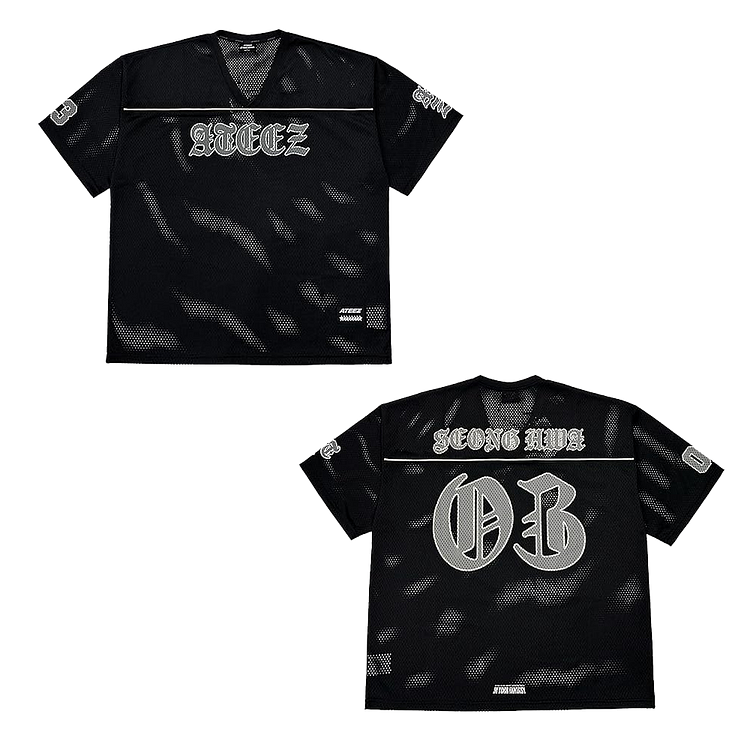ATEEZ 2025 アメツ US FOOTBALL UNIFORM サン 2025 ATEEZ In Your Fantasy World Tour North America Football