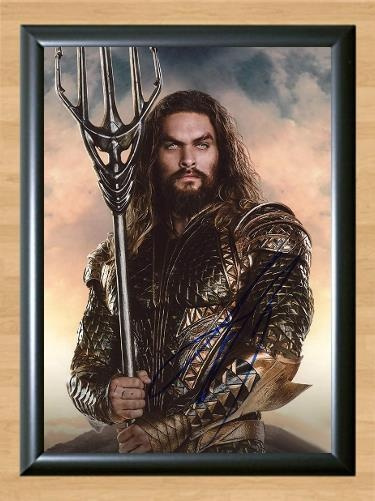 Aquaman Jason Momoa Signed Autographed Photo Poster painting Poster Print Memorabilia A3 Size 11.7x16.5