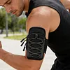 Motorcycle Handlebar Storage Bag Headphone Jack Design EDirt Bike Frame Bag with Adjustable Armband Large Capacity for Phone Card Drinks Key Daily Necessities