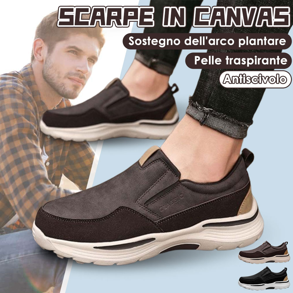 Mocassini Uomo Marc Joseph New York A Mani Libere - Leggeri E Comodi Con Plantare Imbottito E Suola EVA - Colore Cognac (Taglia 41.5 EU) - 4
