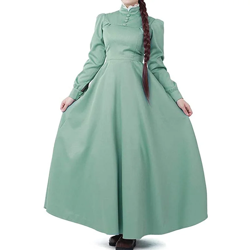 Sophie Hatter Cosplay Costume Women Plus Size Dress