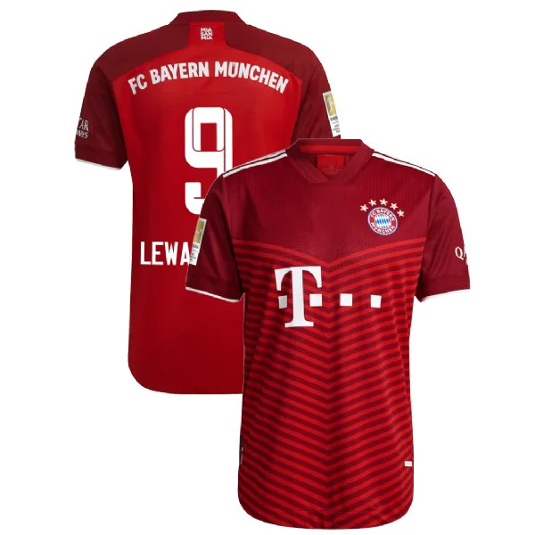 FC Bayern München Robert Lewandowski 9 Home Trikot 2021-2022