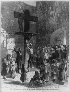 pornhint Pornhint Photo:The whipping-post and pillory at New Castle, Delaware