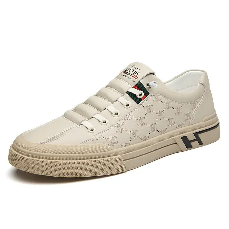 Letclo™ Casual All-Match Leather Men's Sneakers letclo Letclo