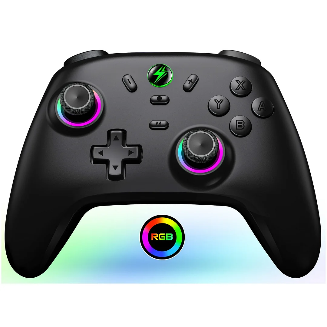 复制Switch Pro Controller for Nintendo Switch Controller/Switch Lite/OLED/Android/IOS/Windows PC, DinoFire Wireless Switch Controllers with Programmable, TURBO & Wakeup
