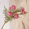 7 Heads Ranunculus Berry Artificial Stem Flower