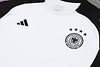 Joyfball 2024/2025 Germany short sleeved training jersey white+Shorts  1:1 Thai Quality