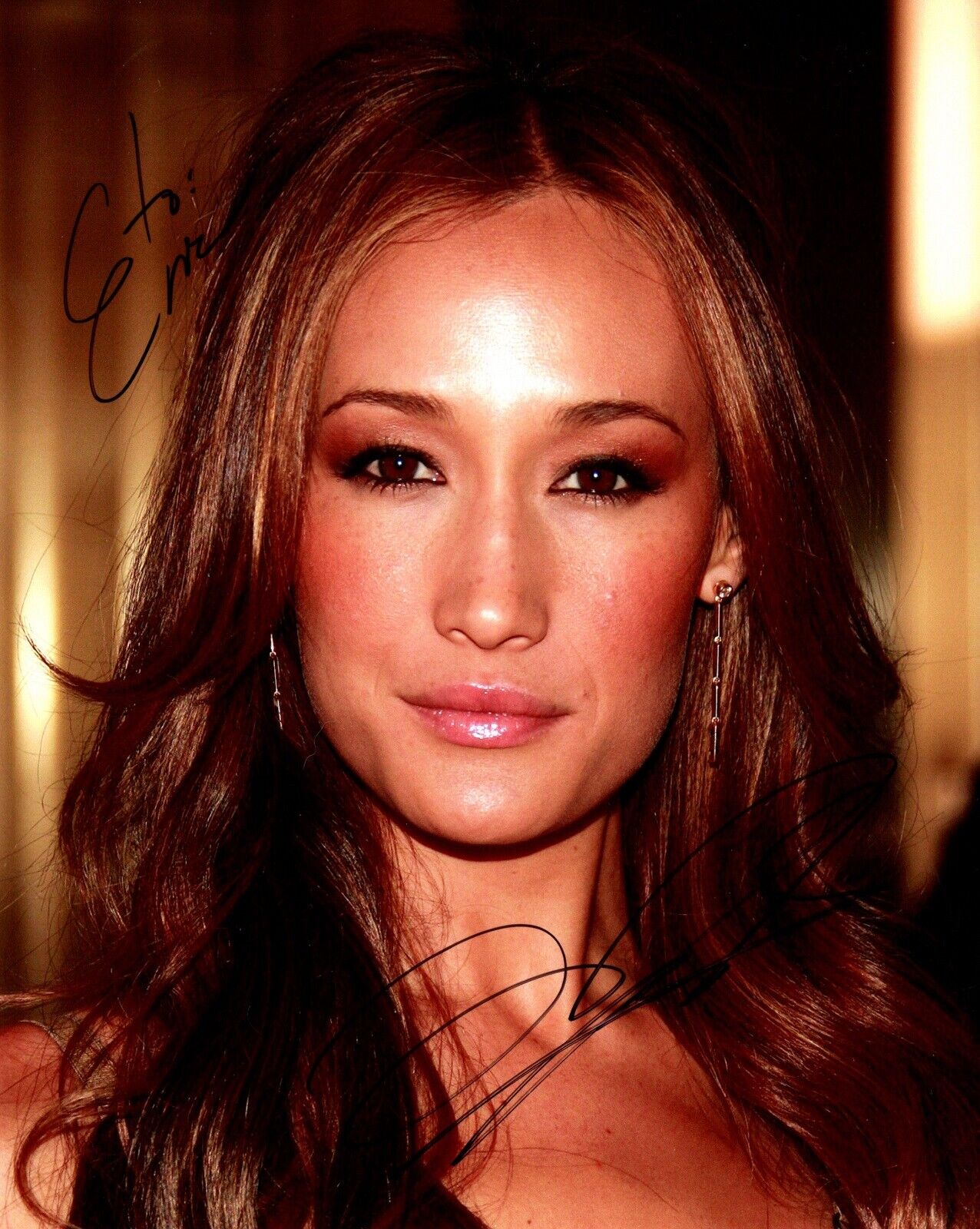 TO ERIC - Maggie Q Signed - Autographed Nikita - Designated Survivor 8x10 Photo Poster painting