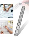 Stainless Steel Ruler Centimeter Ruler Millimeter Ruler Metal Straight Ruler