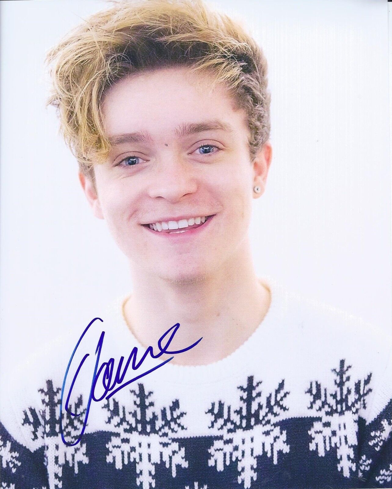 CONNOR BALL THE VAMPS SIGNED AUTOGRAPHED 8X10 Photo Poster painting UK POP #1