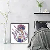 Lavender Girl-14CT Stamped Cross Stitch 28*31cm/11.02*12.2in