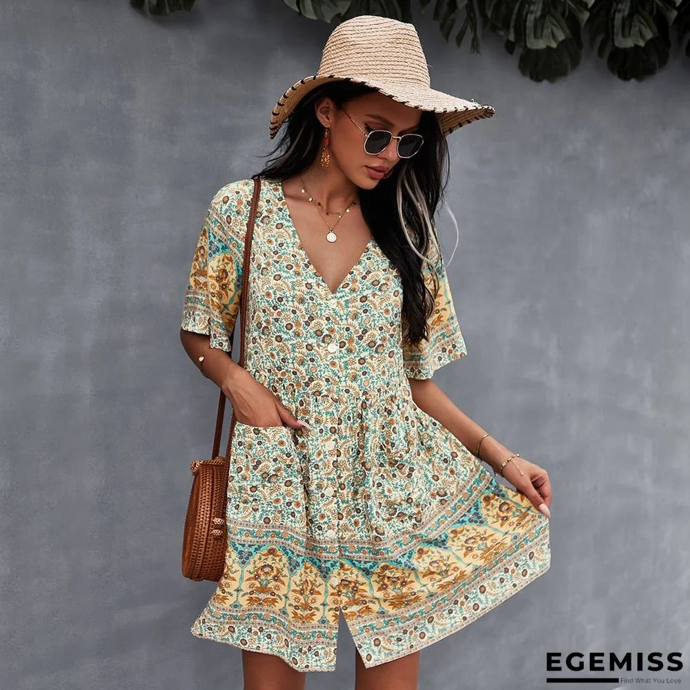 Bohemian Style Dress Sexy Skirt In Spring and Summer | EGEMISS