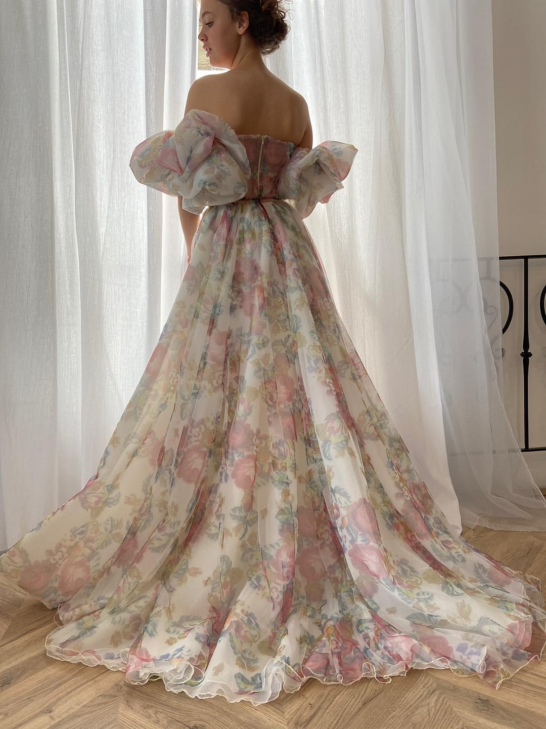 ethereal roses gown