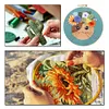 Cat Flower-DIY Embroidery Kit with Pattern Cotton Threads Needles Hoop 30*30cm/11.81*11.81in tapestrymarket