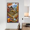 Diamond Painting - Full Round Drill - Autumn Cottage(Canvas|40*70cm)