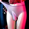 Ice silk luster men's seamless nude silky sexy briefs