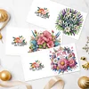 uk.everydayedeals 6Pcs DIY Diamond Painting Greeting Card - Flowers