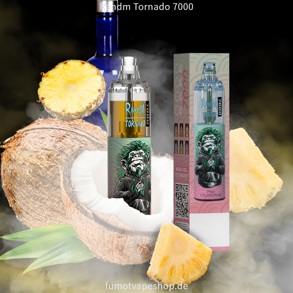 Randm Tornado 7000 PINA COLADA RUM  fumotvapeshop