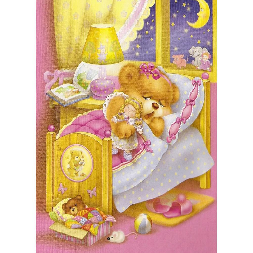 Спокойной внученька. Медвежонок в кроватке. Мишка в кроватке. Спокойной ночи, Медвежонок!.