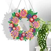 Double-sided Drills DIY Diamond Painting Hanging Flower Wreath Kits