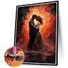 uk.everydayedeals Diamond Painting - Full Round - Sea of Fire Couple(40*50cm)