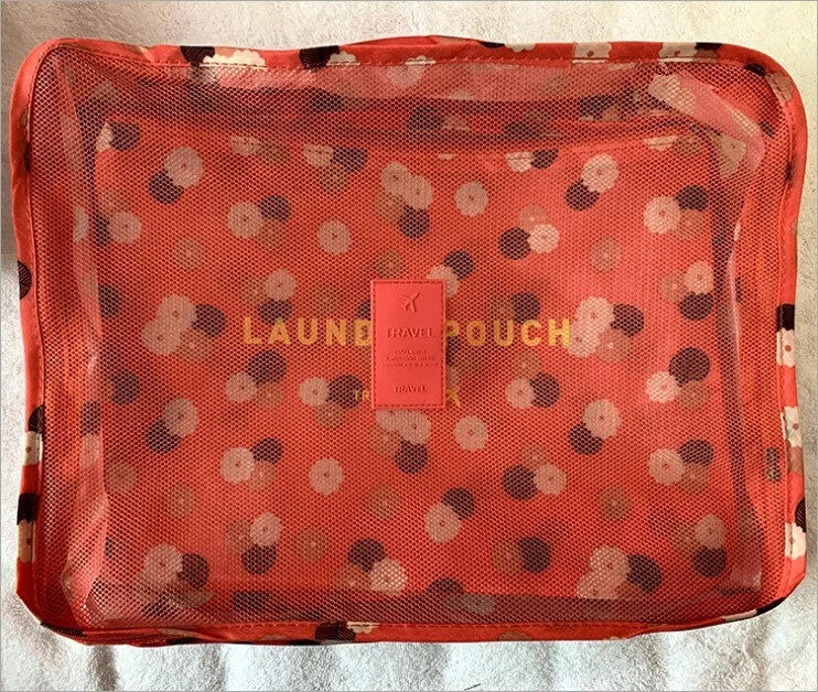 Travel Packing Cubes 6pcs/set Fashion Waterproof Large Capacity Clothing Sorting Organize Bag Storage Package Men Weekender Bag