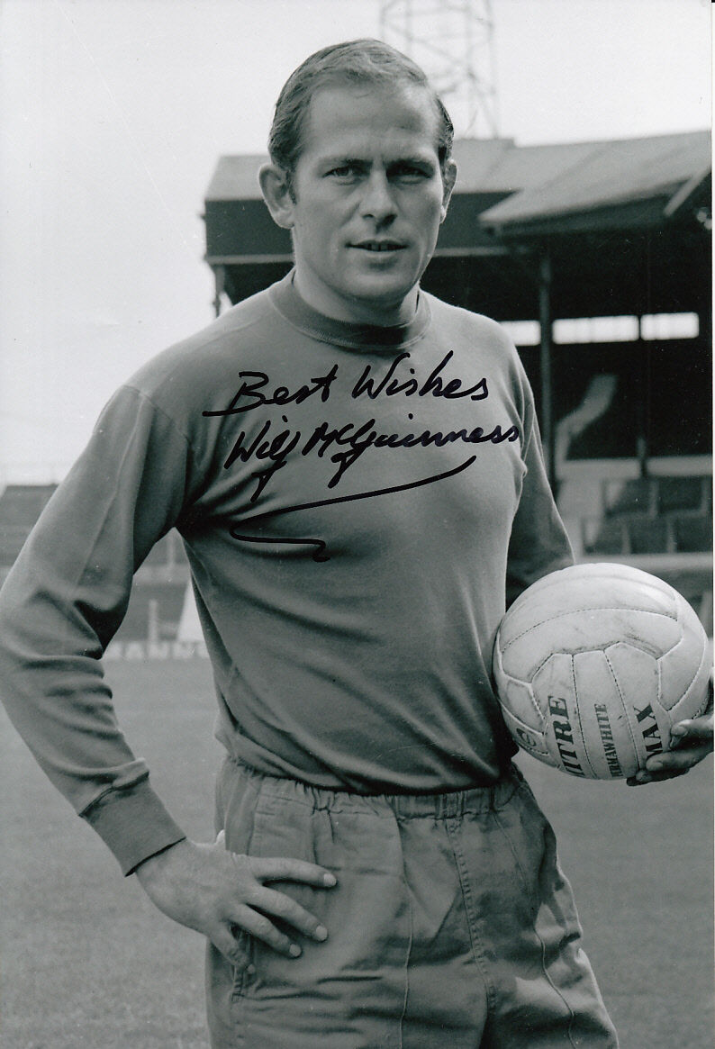 Manchester United Hand Signed Wilf McGuinness Photo Poster painting 12x8 2.