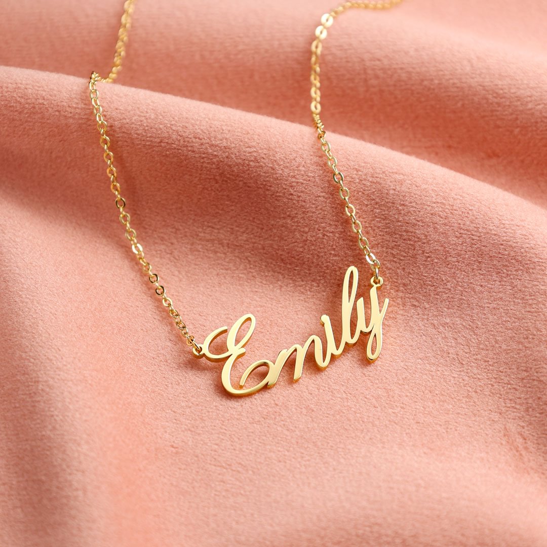 925 Sterling Silver Custom Name Necklace