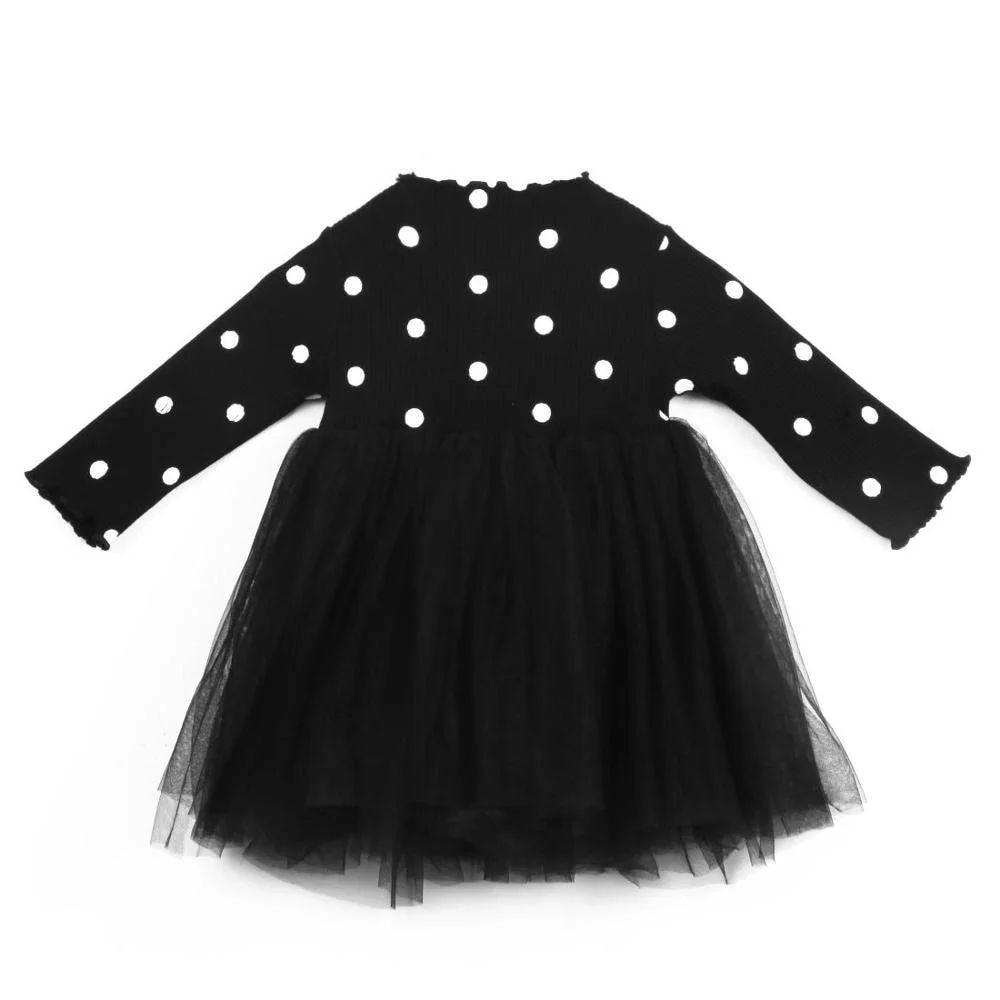 Baby Girl Dress Girls Winter Clothes Long Sleeve Polka Dot Toddler Autumn Winter Clothing Costume Kids Dresses For Girls 1 5T