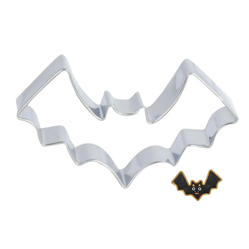 Halloween Bat Ghost Cookie Cutter Cake Decorating Fondant Cutters Tool Cookies Biscoito Mold Baking Tool