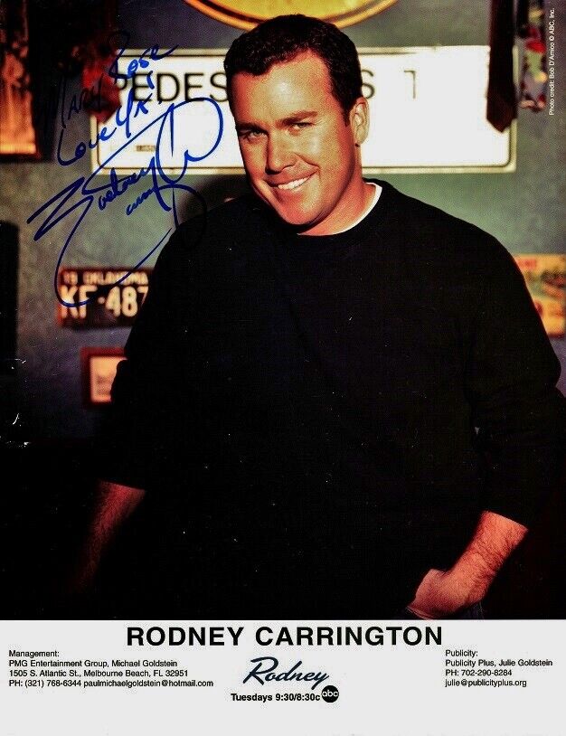 RODNEY CARRINGTON Signed Photo Poster painting