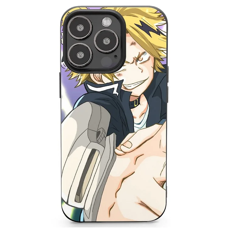 Denki Kaminari Izuku Midoriya Anime My Hero Academia Phone Case Mobile Phone Shell IPhone 13 and iPhone14 Pro Max and IPhone 15 Plus Case - Heather Prints Shirts