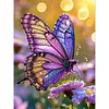 30x40cm papillon 5d bricolage full drill rond diamant peinture kit pour la d&eacute;coration int&eacute;rieure
