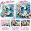 Butterfly Flower C 5D Partial Drill DIY Diamond Painting Kit 30*30cm