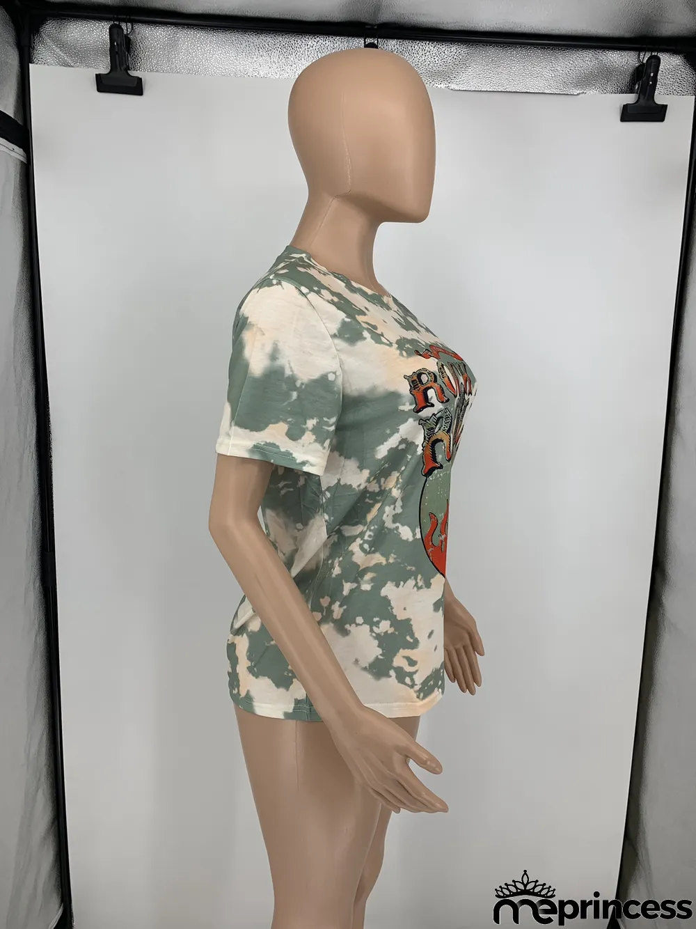 Fashion Casual Print Short Sleeve T-shirt