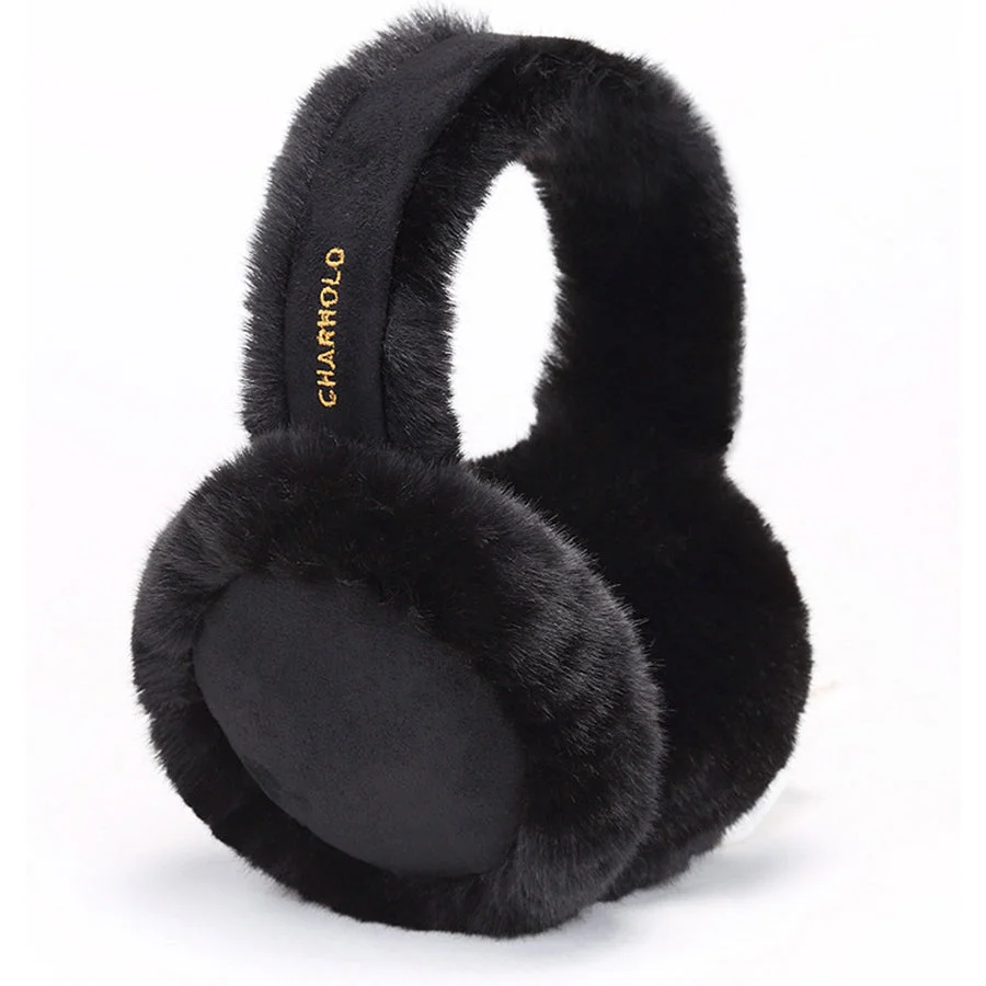 Wool Earmuffs Winter Warm Plush Earmuffs