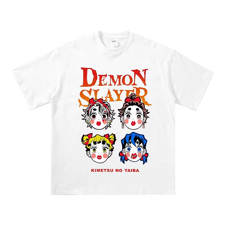 Pure Cotton Demon Slayer Funny T-shirt weebmemes