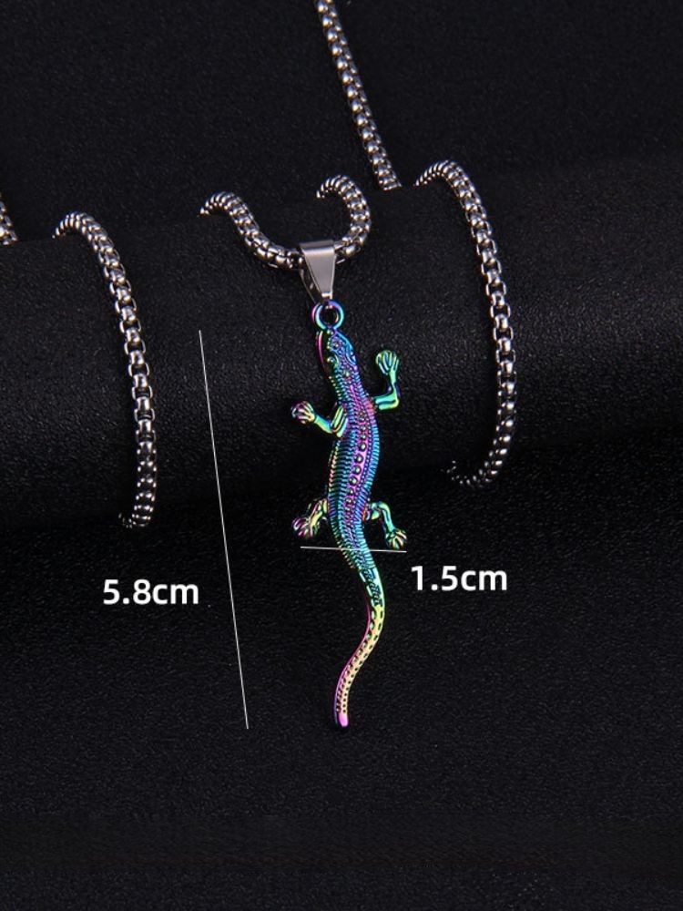 Marine Element Multicolored Pendant Necklace  artssus