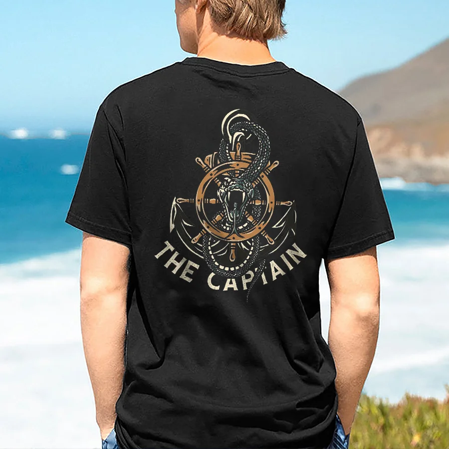 The Captain Printed Men's T-shirt